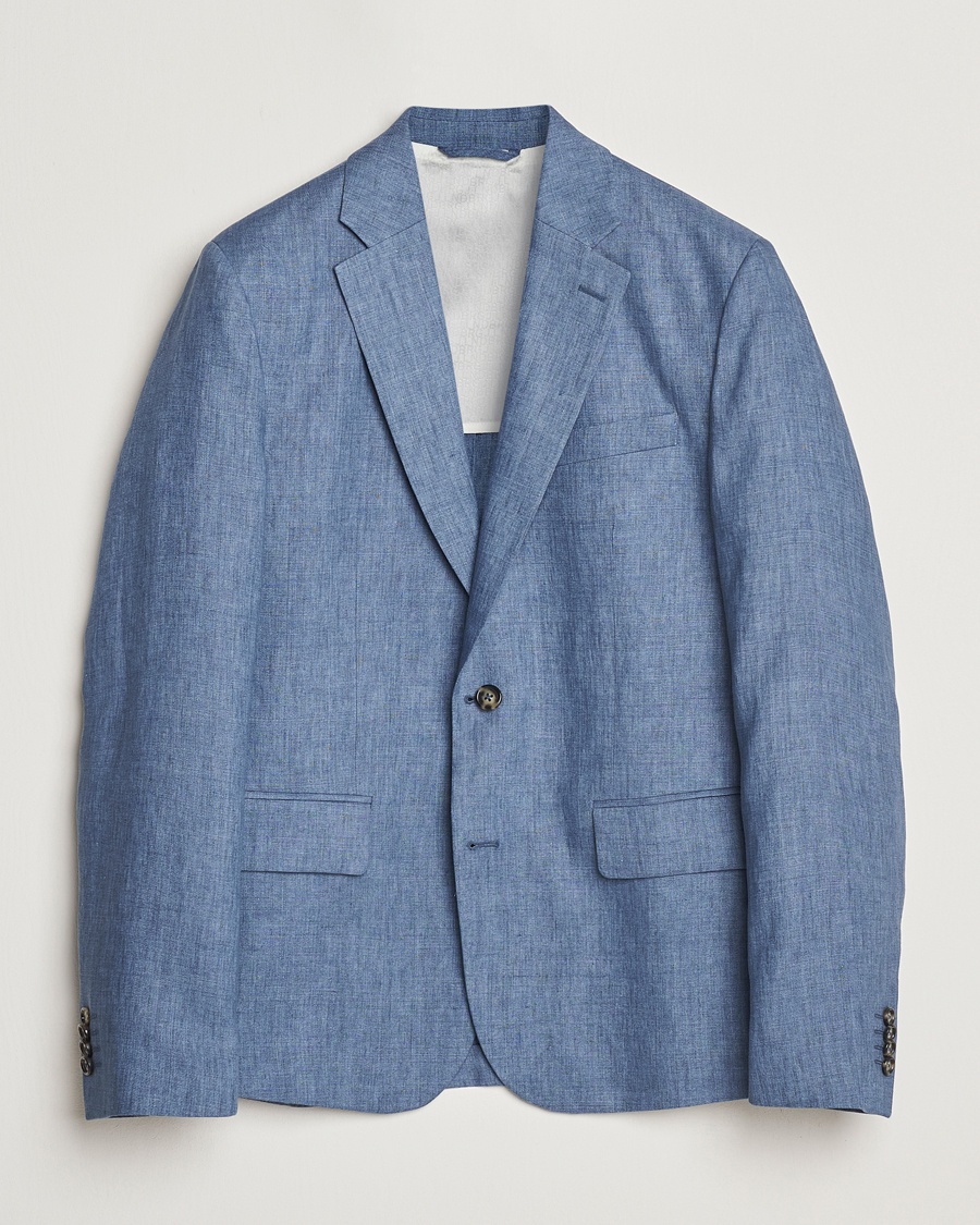 Herr | Kavajer | J.Lindeberg | Elton Unlined Super Linen Blazer Rainwashed