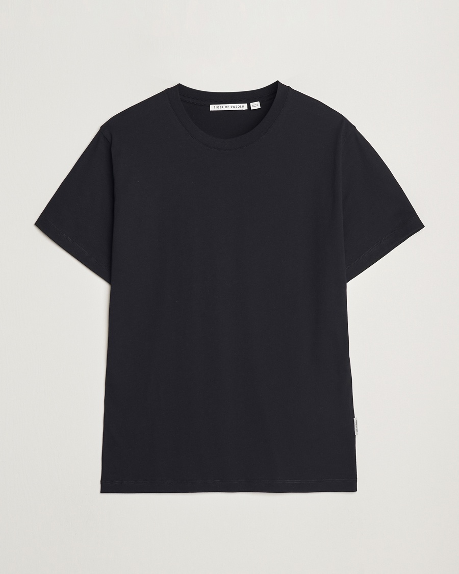 Herr | Tiger of Sweden | Tiger of Sweden | Dillan Crew Neck T-Shirt Black