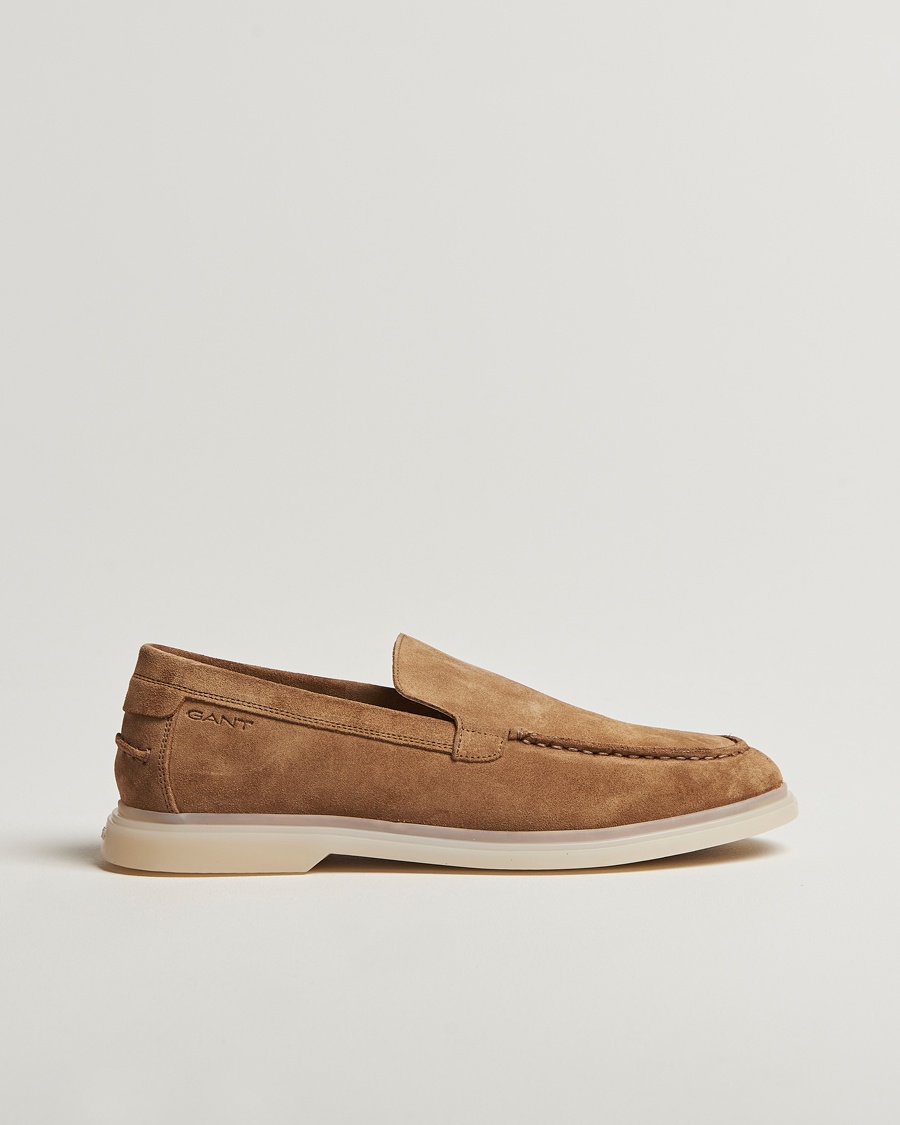 Herr | Loafers | GANT | Boery Suede Loafer Warm Sand
