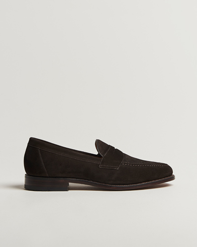  Imperial Suede Loafers Dark Brown