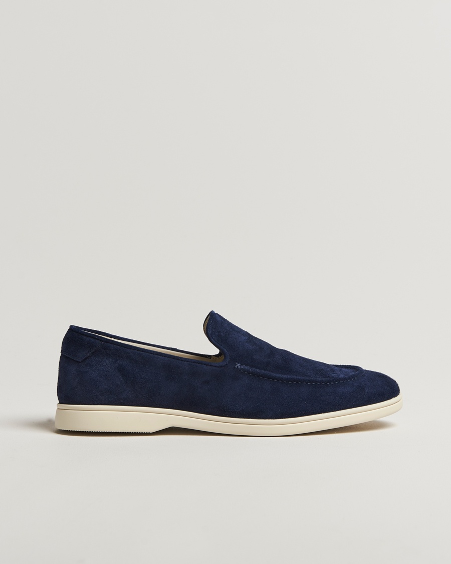 Herr | Mockaskor | CQP | Debonair Suede Loafers Navy