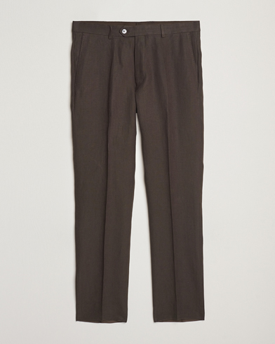  Dandy Linen Trousers Brown