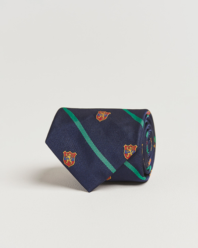  Club Striped Tie Navy