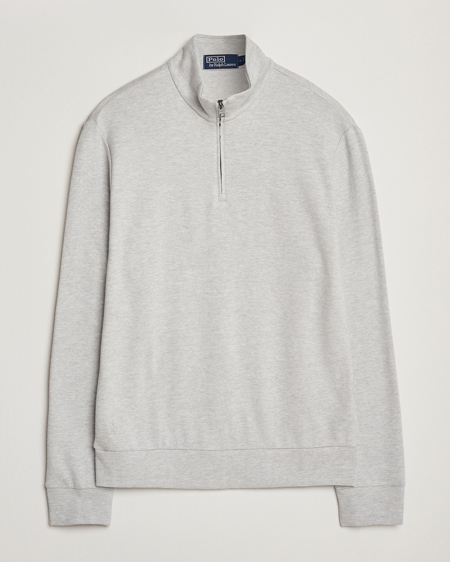 Herr | Polo Ralph Lauren | Polo Ralph Lauren | Luxury Texture Half Zip Spring Heather