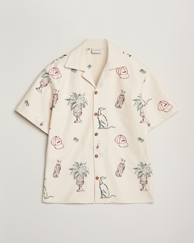  Embroidered Country Club Shirt Ecru