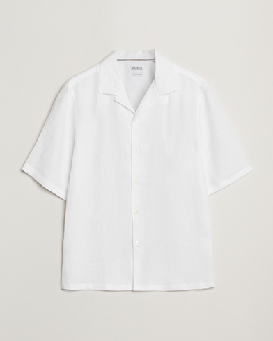  Linen Camp Shirt White