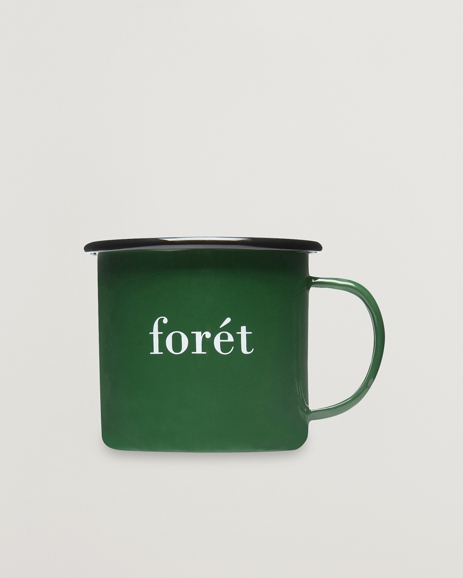 Herr | Outdoor living | Forét | Bean Enamel Mug Dark Green