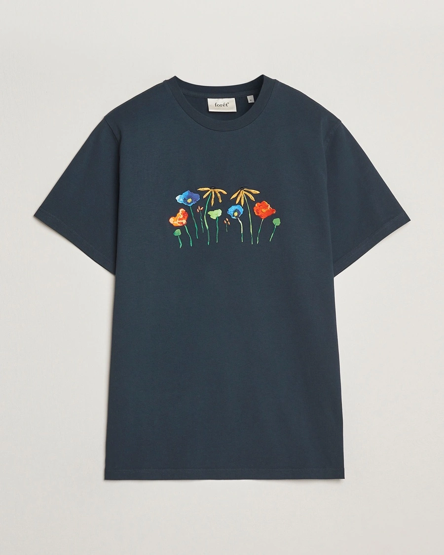 Herr | Nya varumärken | Forét | Botanic T-Shirt Navy