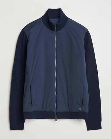 Herr | Business & Beyond | Scandinavian Edition | Leeway Hybrid Jacket Navy Blue