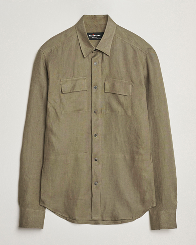  Linen Overshirt Olive