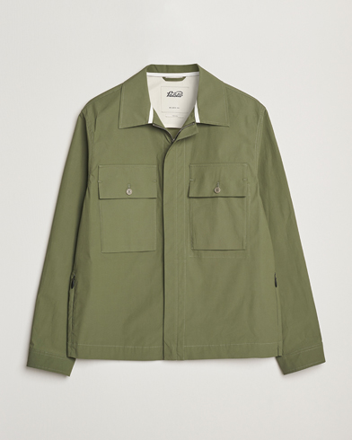  Cotton Poplin Shirt Jacket Green