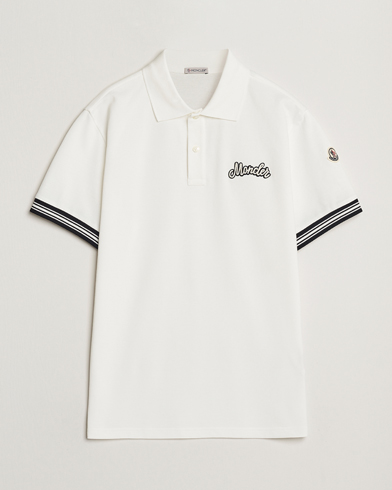  Letters Logo Polo White