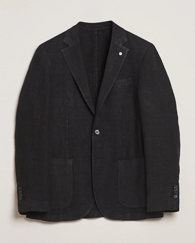  Jack Regular Fit Linen Blazer Black