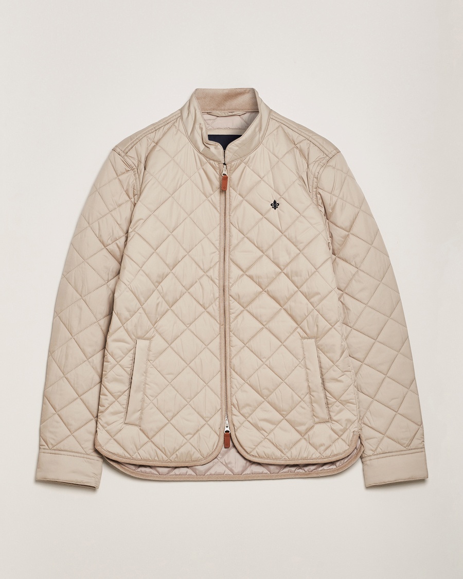 Herr | | Morris | Teddy Quilted Jacket Beige