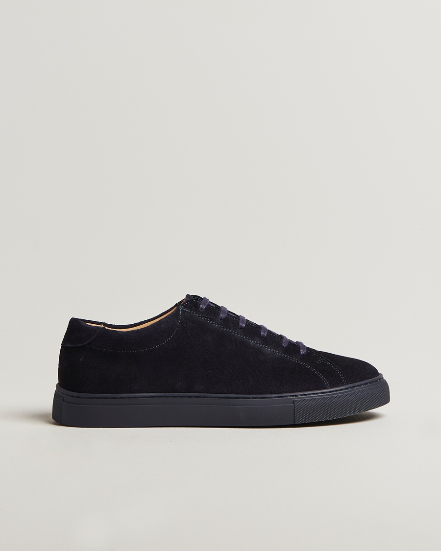Herr | Mockaskor | Myrqvist | Oaxen Monochrome II Sneaker Navy Suede