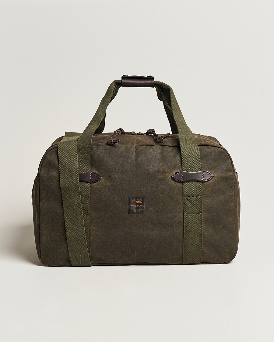 Herr | Väskor | Filson | Tin Cloth Medium Duffle Otter Green