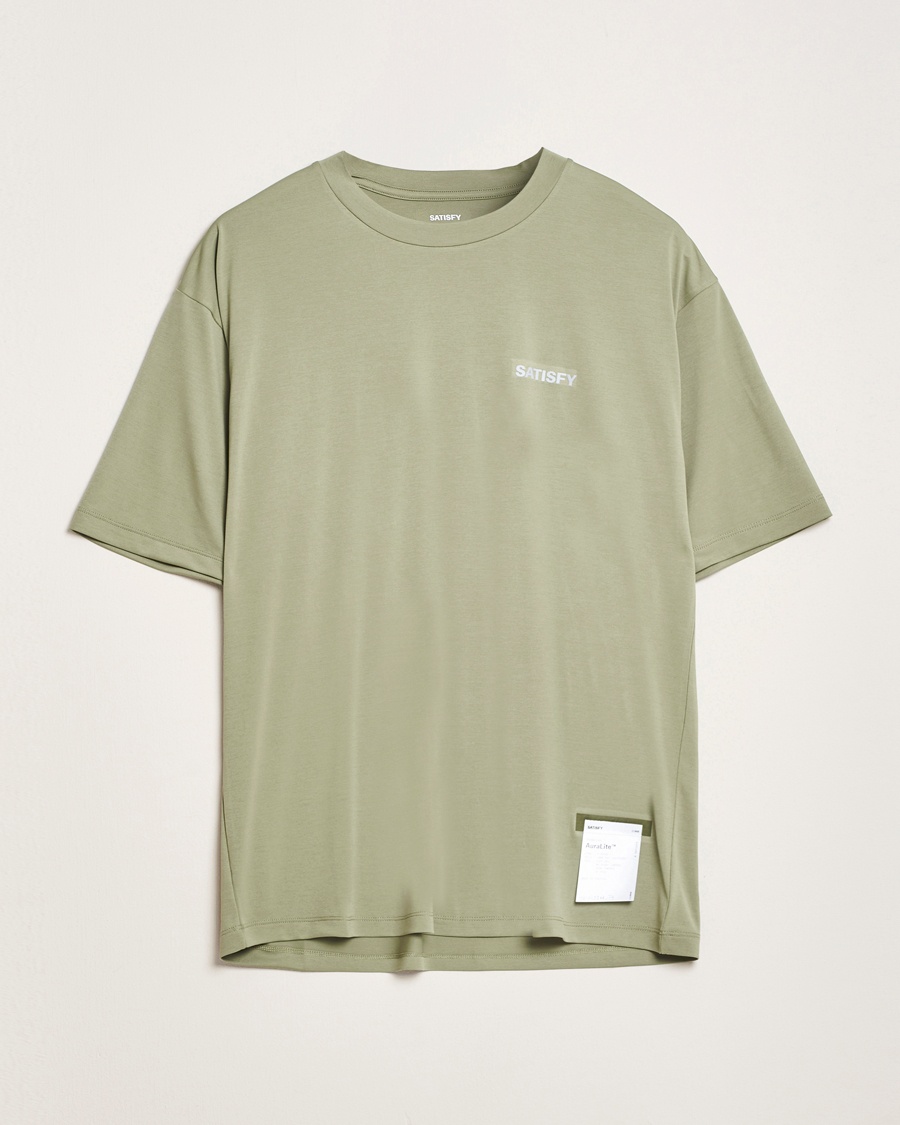 Herr | T-Shirts | Satisfy | AuraLite T-Shirt Oil Green