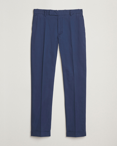 Polo Ralph Lauren Cotton Stretch Trousers Rustic Navy – Blå