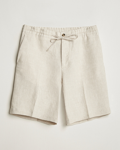 Herr | Senast inkommet | J.Lindeberg | Brady Drape Linen Shorts Moonbeam