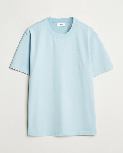 Herr | Senast inkommet | NN07 | Adam Logo Crew Neck T-Shirt Winter Sky