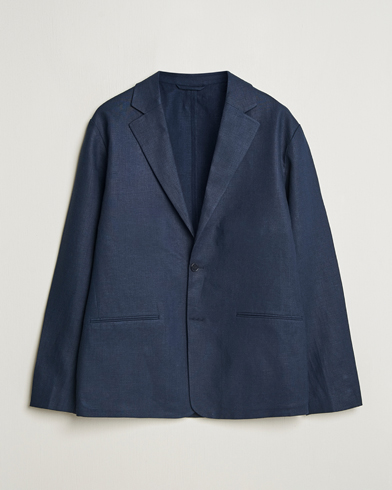 Herr | Senast inkommet | NN07 | Timo Linen Blazer Navy Blue