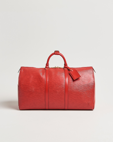 Herr | Pre-owned Accessoarer | Louis Vuitton Pre-Owned | Keepall 50 Epi Leather Bag Red