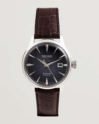 Herr | Klockor | Seiko | Presage Automatic Leather 40mm Blue Dial