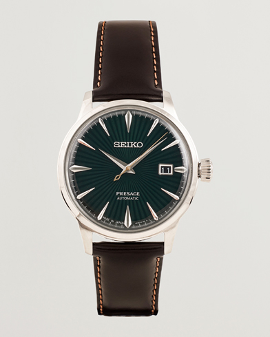 Herr | Klockor | Seiko | Presage Automatic Leather 41mm Green Dial