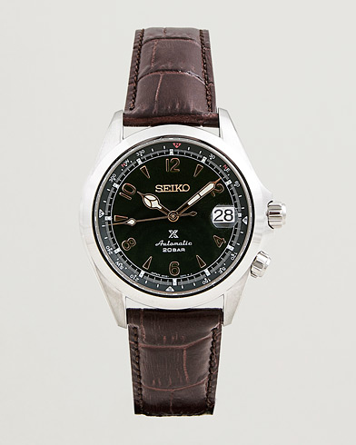 Herr | Klockor | Seiko | Prospex Automatic Leather 40mm Green Dial