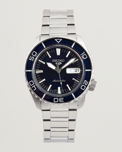 Herr | Klockor | Seiko | 5 Sports Automatic Diver Steel 42mm Blue Dial