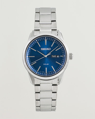 Herr | Klockor | Seiko | Solar Steel 40mm Blue Dial