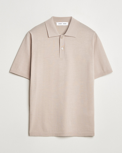 Herr | Senast inkommet | Samsøe Samsøe | Sarown Knitted Polo Pure Cashmere