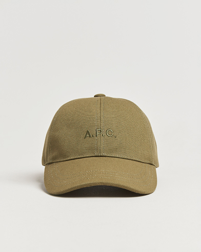 Herr | Hattar & kepsar | A.P.C. | Charlie Baseball Cap Khaki Green
