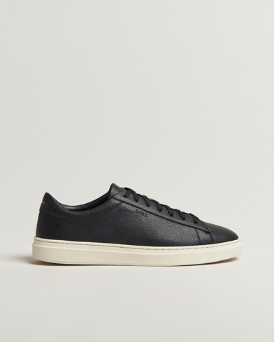 Herr | Senast inkommet | BOSS BLACK | Kieran Grained Leather Sneaker Black