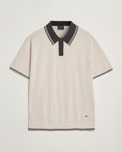PS Paul Smith Knitted Polo Off White – Vit