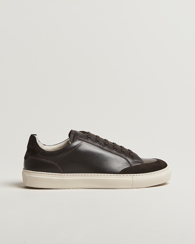 Herr | Senast inkommet | Sweyd | Center Leather/Suede Sneakers Dark Brown