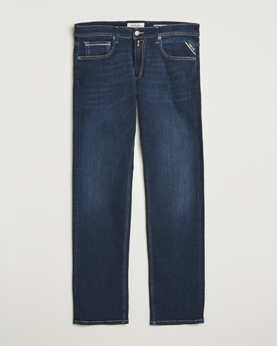 Replay Grover Powerstretch Jeans Dark Blue – Blå