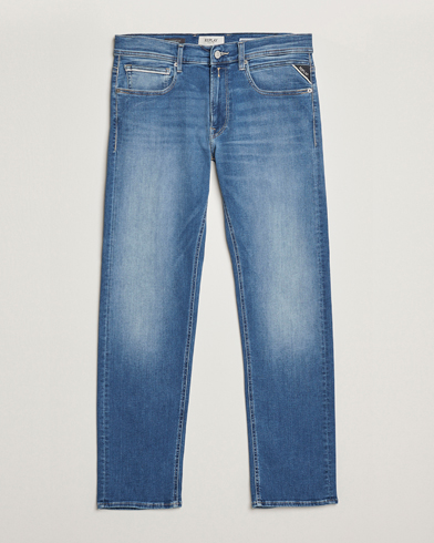 Replay Grover Hyperflex Original Jeans Medium Blue – Blå