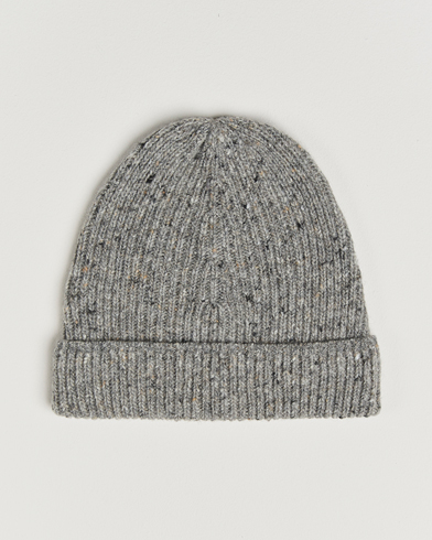 Samsøe Samsøe Nataniel Donegal Beanie Grey Melange – Grå