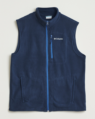 Columbia Fast Trek Full Zip Fleece Vest Collegiate Navy – Blå