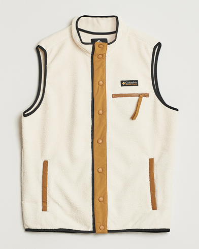 Columbia Helvetia Half Snap Fleece Vest Chalk – Vit