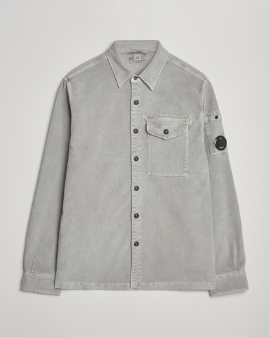C.P. Company Corduroy Lens Overshirt Grey – Grå