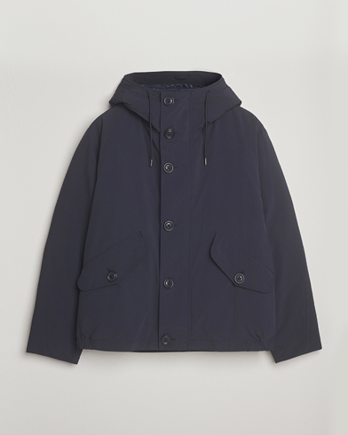 C.P. Company Micro M Recycled Padded Hood Jacket Navy – Blå