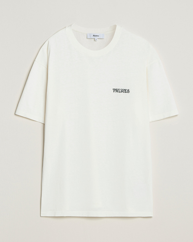 Palmes Logo T-Shirt Broken White – Vit