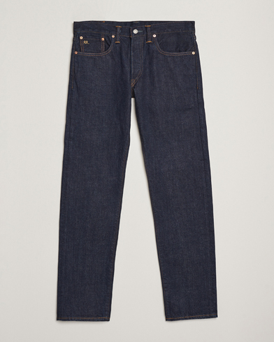 RRL Slim Fit 5-Pocket Denim Rinse – Blå
