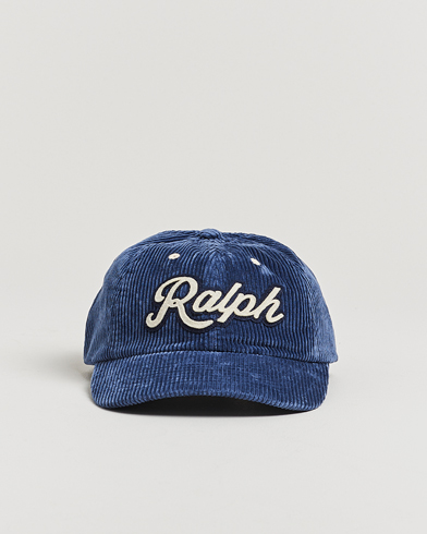 Polo Ralph Lauren Retro Corduroy Cap Boston Navy – Blå