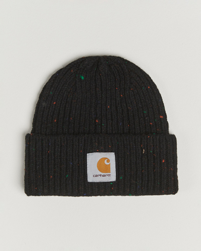 Carhartt WIP Anglistic Wool/Cotton Beanie Black – Svart
