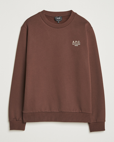 A.P.C. Rue Madame Sweatshirt Brown – Brun