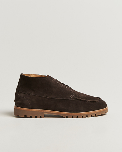CQP Silva Suede Boot Dark Brown – Brun