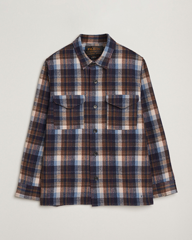 Filson Checked Wool Jac Shirt Brown Multi – Flerfärgad